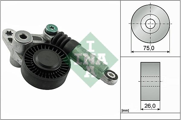SCHAEFFLER INA 534 0356 10 Belt tensioner, v-ribbed belt