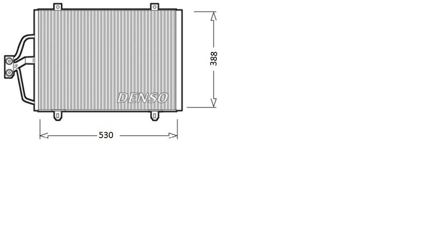 DENSO DCN23003 Condenser, air conditioning