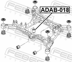 Bushing, axle beam-1