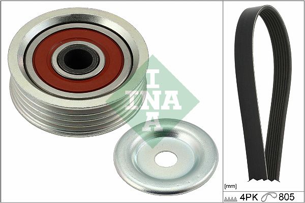 SCHAEFFLER INA 529 0481 10 V-ribbed belt set