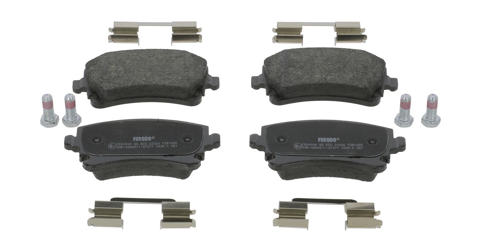 FERODO FDB1655 Brake pad set, disc brake