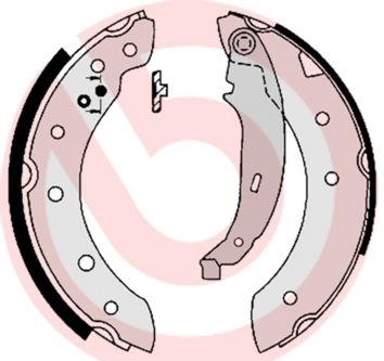 BREMBO S 61 520 Brake shoe set