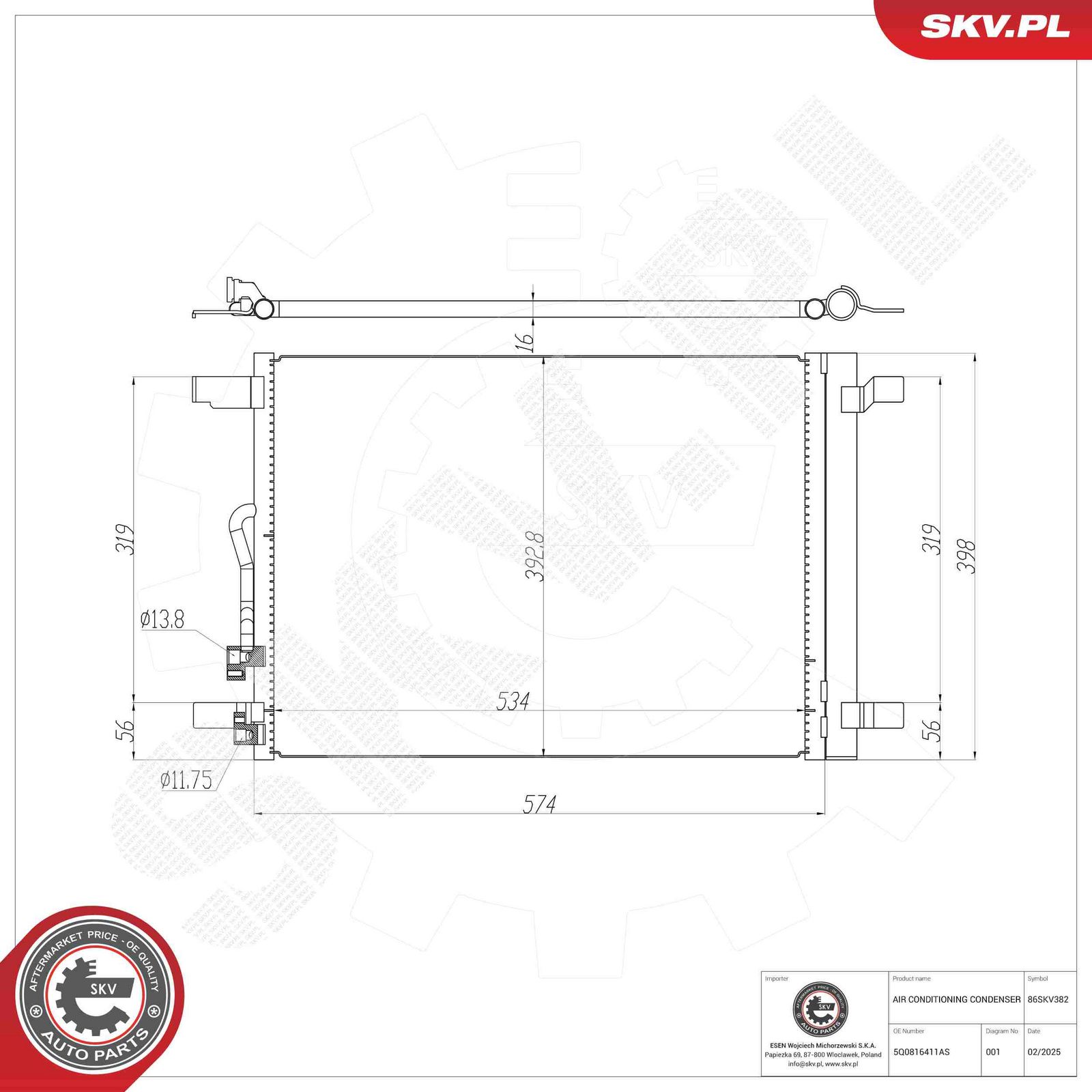 Condenser, air conditioning-1