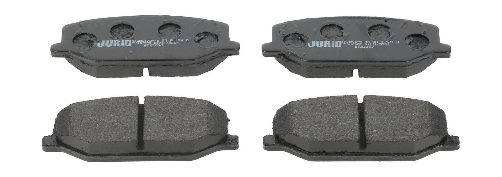 JURID 572226J Brake pad set, disc brake