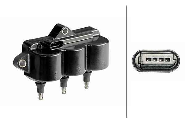 HELLA 5DA 358 168-661 Ritė, uždegimas