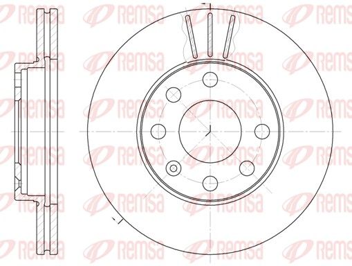 REMSA 6061.10 Brake disc
