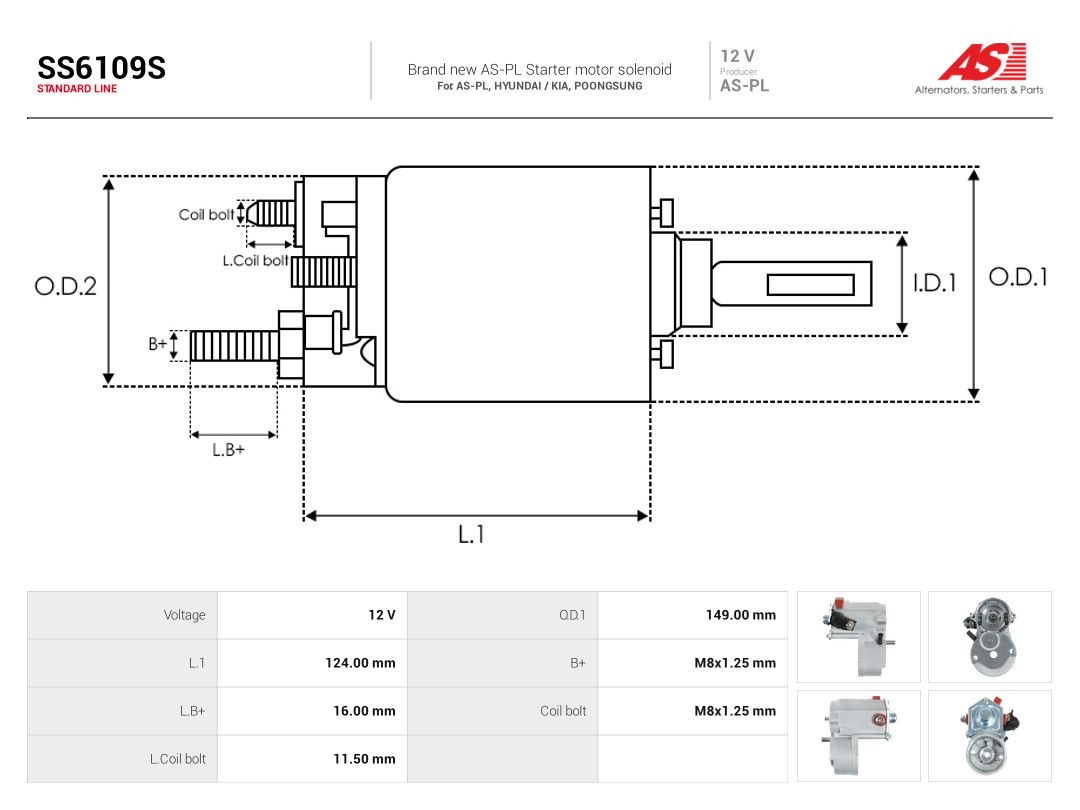 Solenoid Switch, starter-4