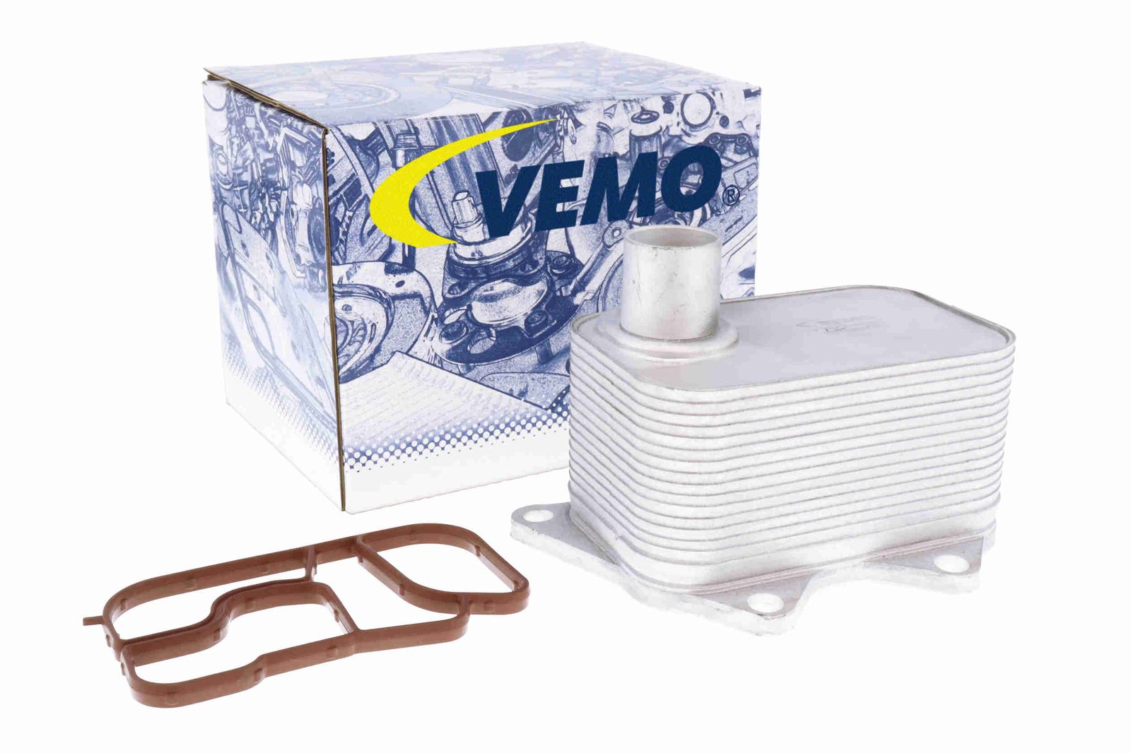 Oil Cooler, engine oil-1