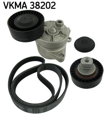 SKF VERTEVO VKMA 38202 V-ribbed belt set