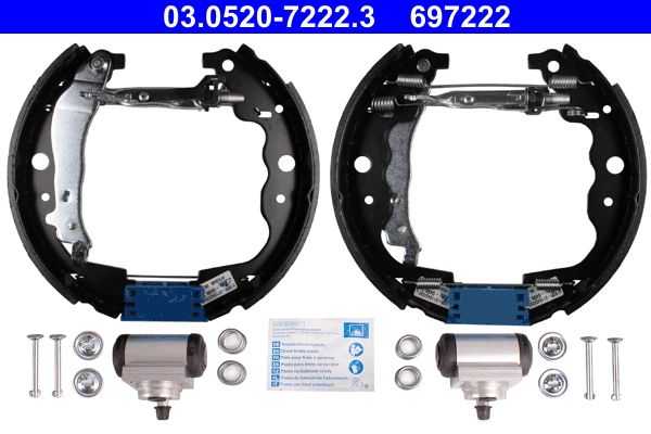 ATE 03.0520-7222.3 Brake shoe set