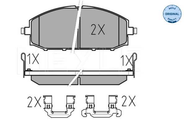 stabdžių trinkelių rinkinys, diskinis stabdys-1