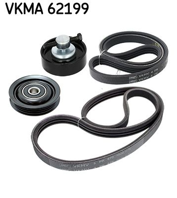 SKF VERTEVO VKMA 62199 V-ribbed belt set