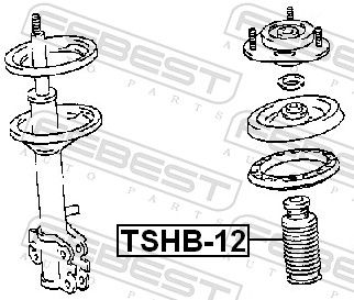 Dust Protection Kit, shock absorber-1