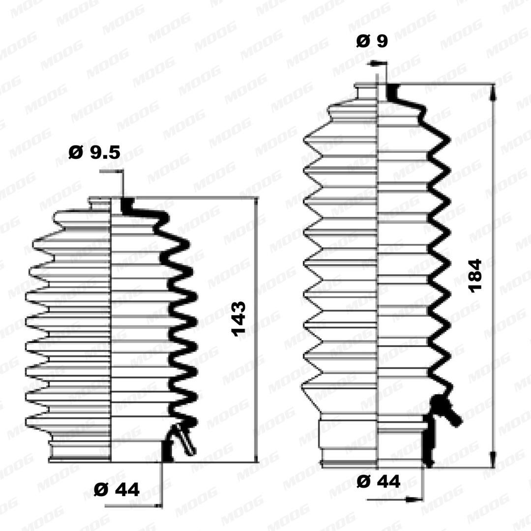 Bellow Kit, steering-1