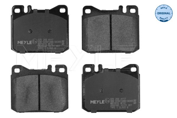 MEYLE 025 203 4117 Brake pad set, disc brake