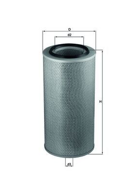 MAHLE LX 271 Air filter