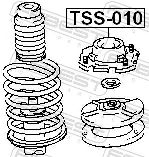 Suspension Strut Support Mount-1