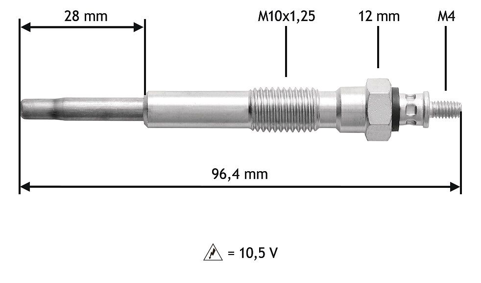 VALEO 345209 Glow plug