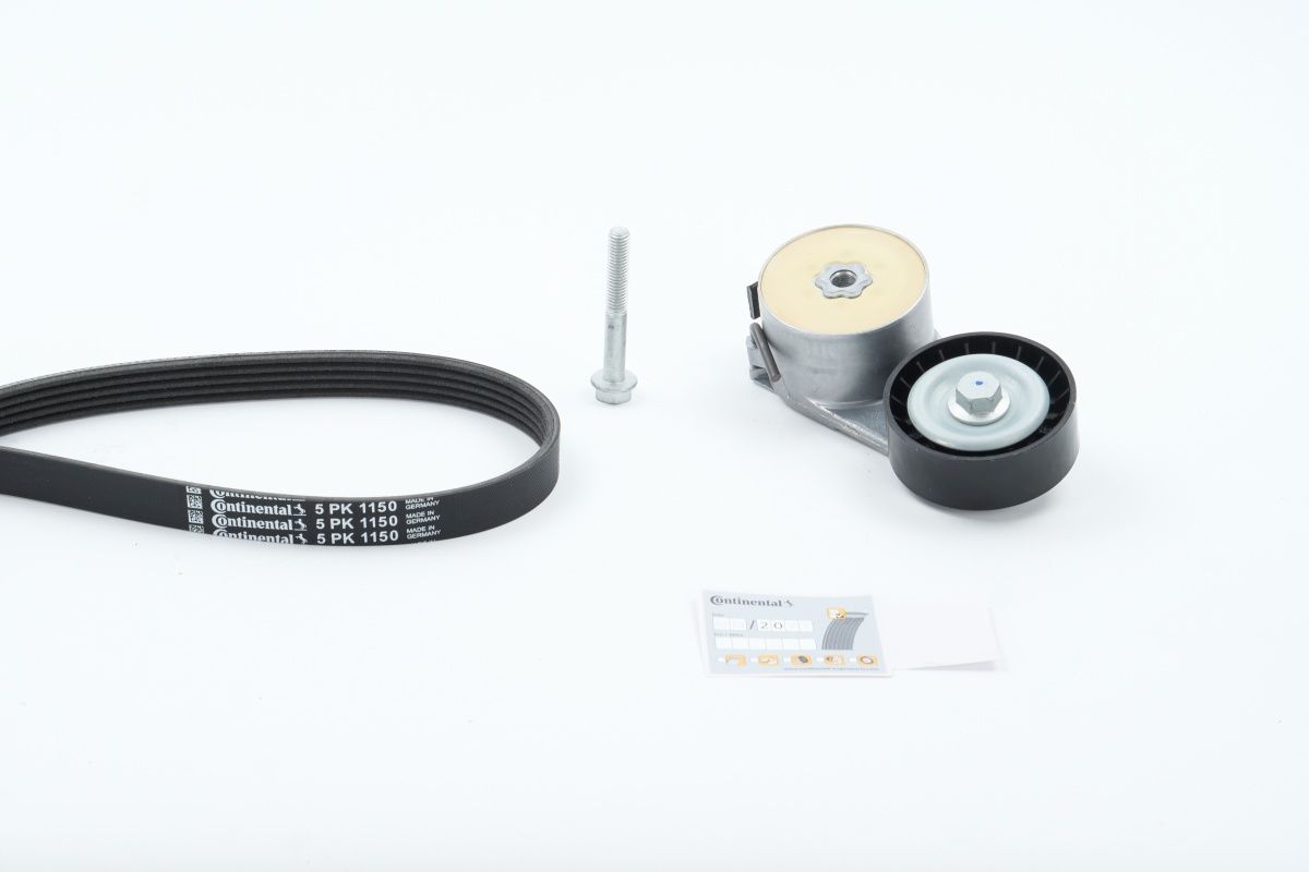 CONTINENTAL CTAM 5PK1150K1 V-ribbed belt set