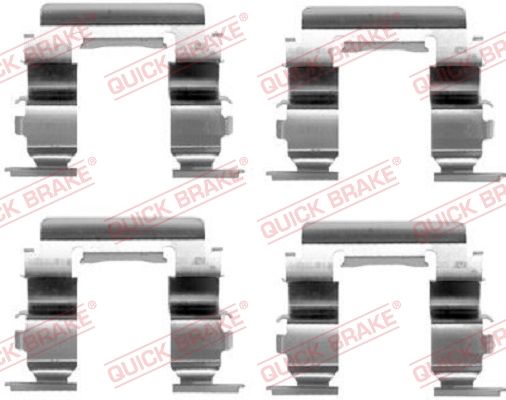 QUICK BRAKE 109-1181 Accessory kit, disc brake pad