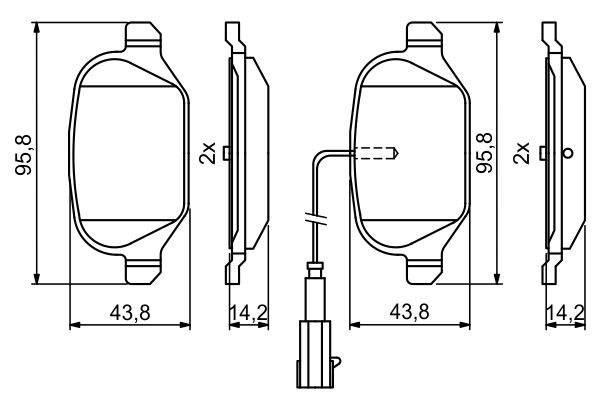 Brake Pad Set, disc brake-6