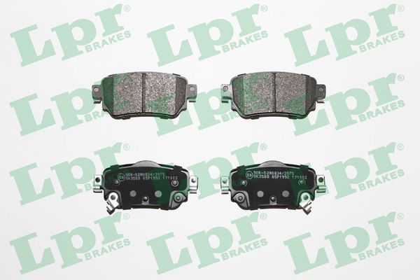 LPR 05P1992 Brake pad set, disc brake