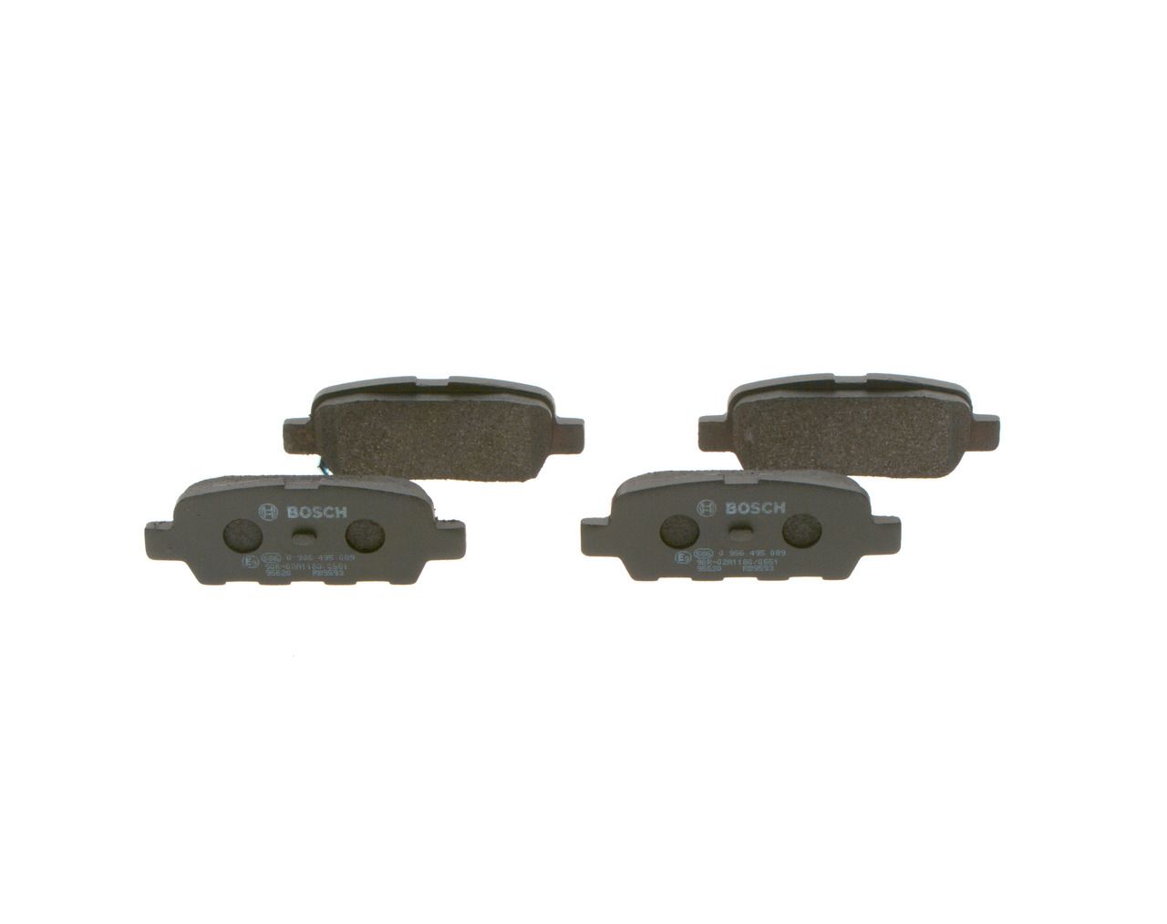 BOSCH 0 986 495 089 Brake pad set, disc brake