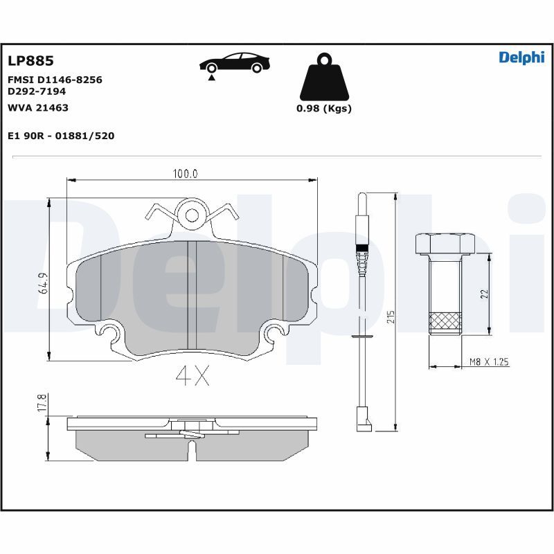 Brake Pad Set, disc brake-3