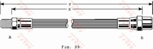 TRW PHB211 Brake hose