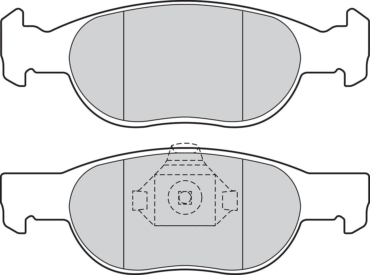Brake Pad Set, disc brake-1