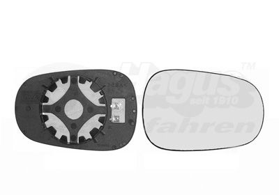 VAN WEZEL 4323838 Mirror glass, exterior mirror