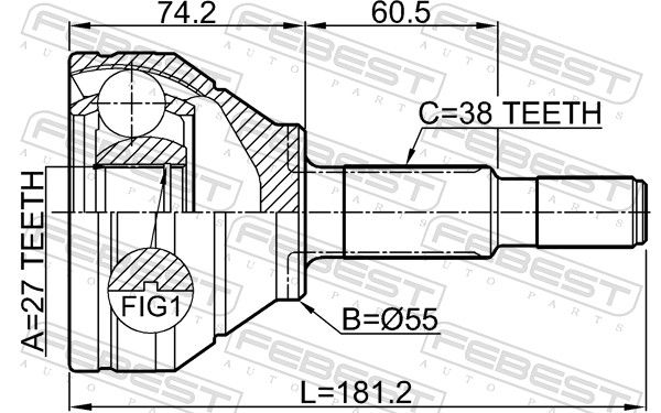 Joint Kit, drive shaft-1