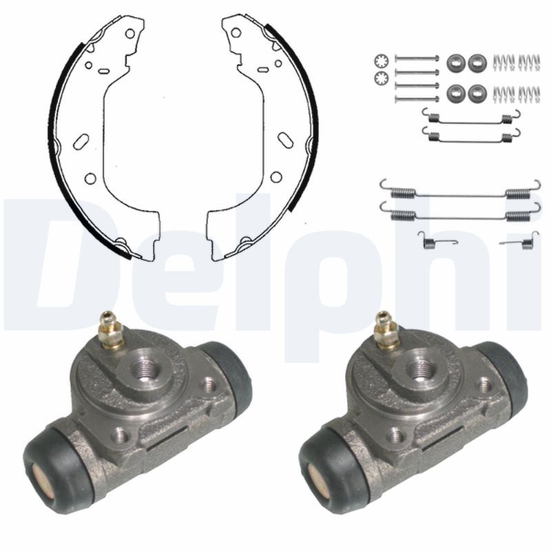 DELPHI KP906 Brake shoe set