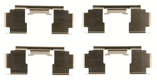 priedų komplektas, diskinių stabdžių trinkelės