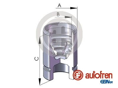 AUTOFREN SEINSA D02589 Piston, brake caliper