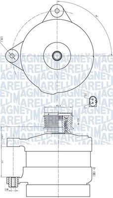 MAGNETI MARELLI 063732188010 Alternator