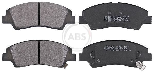 A.B.S. 35046 Brake pad set, disc brake
