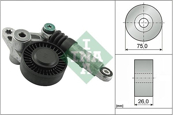 SCHAEFFLER INA 534 0098 10 Belt tensioner, v-ribbed belt