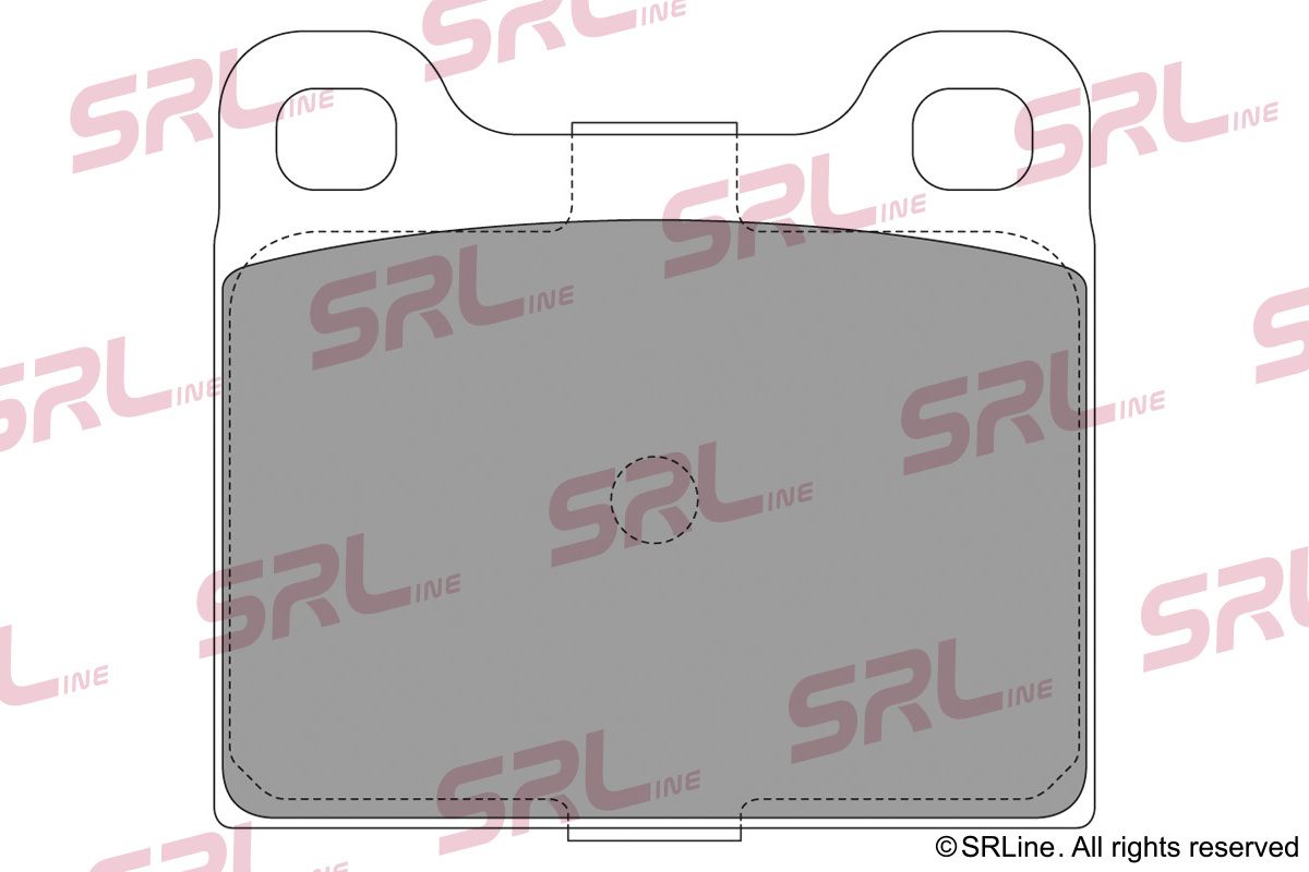SRLINE S70-1107 Brake pad set, disc brake