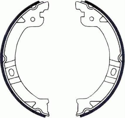 Brake Shoe Set, parking brake-1