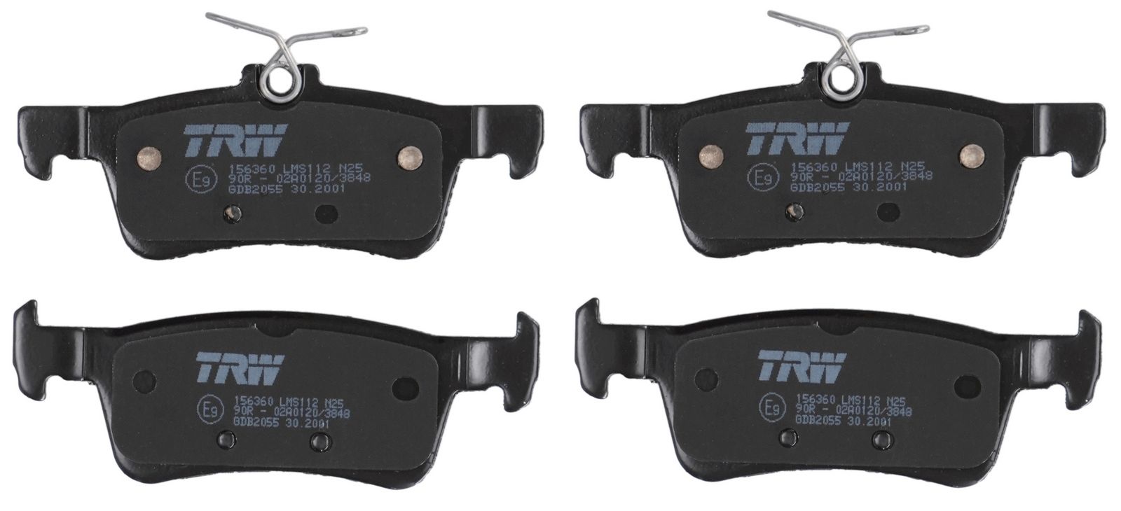 TRW GDB2055 Brake pad set, disc brake