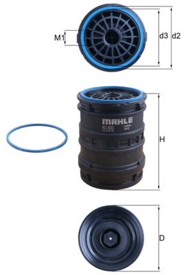 KNECHT KC 633D Fuel filter