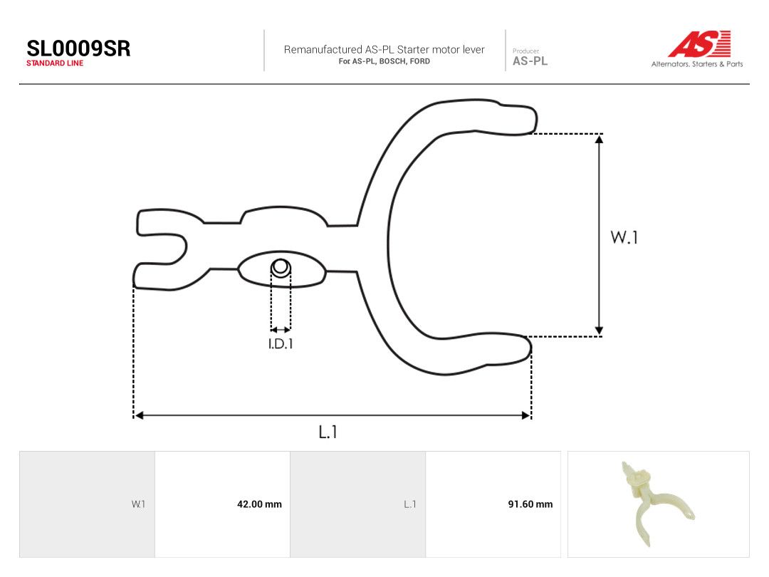 Starter Lever, carburettor-1