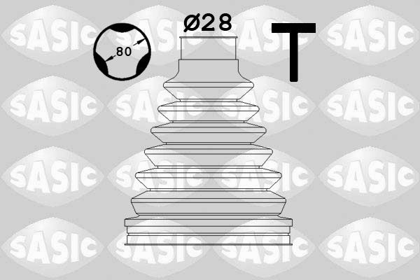 SASIC 1906105 Bellow kit, drive shaft