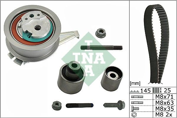 SCHAEFFLER INA 530 0650 10 Paskirstymo diržo komplektas