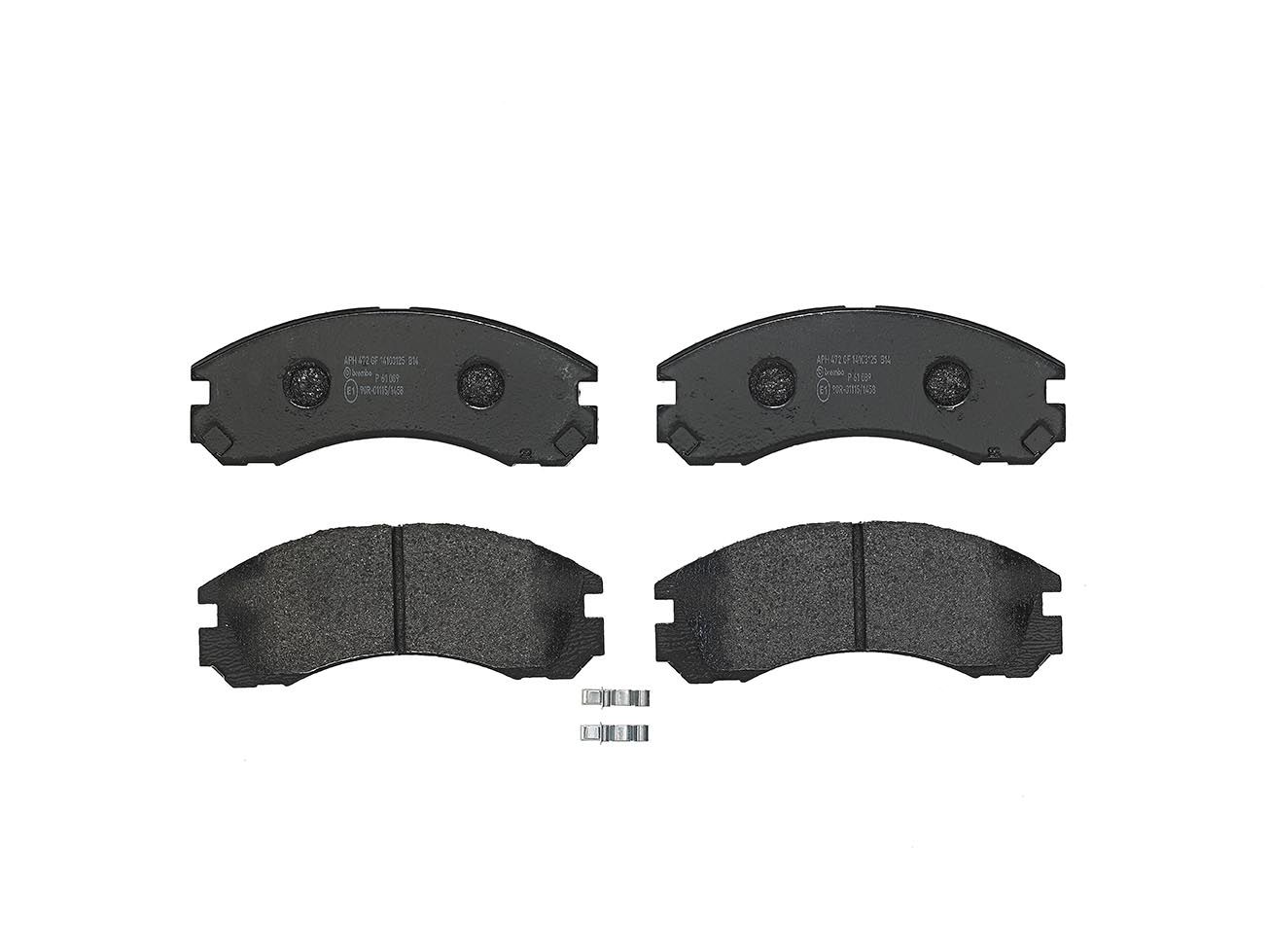 BREMBO P 61 089 Brake pad set, disc brake