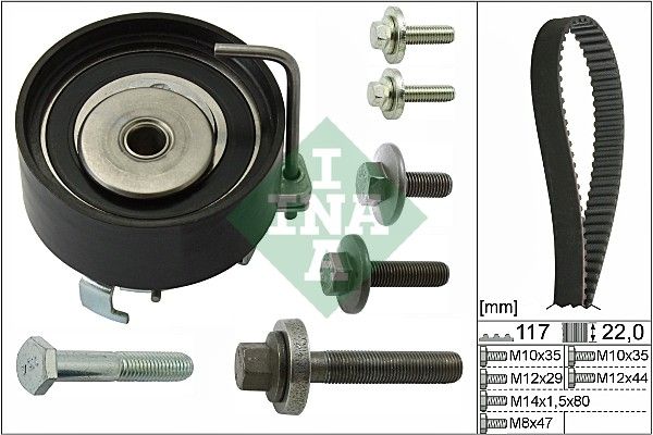 SCHAEFFLER INA 530 0495 10 Timing belt kit