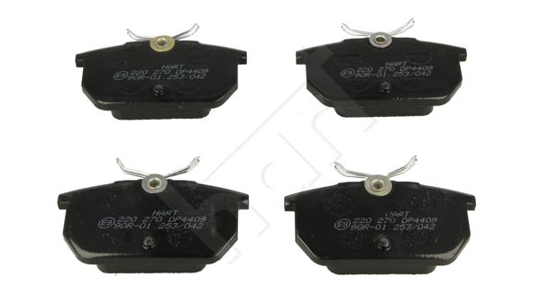 HART 220 270 Stabdžių trinkelių rinkinys, diskinis stabdys