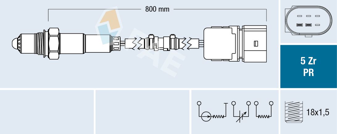FAE 75039 Oxygen sensor