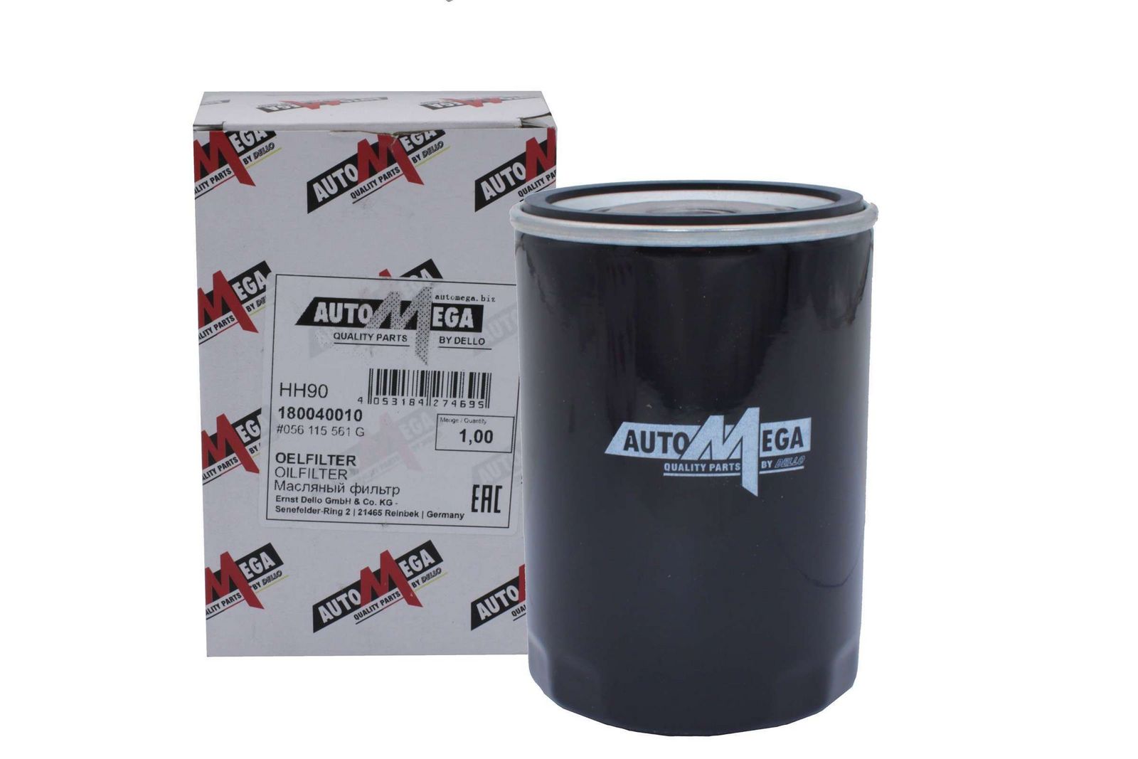 AUTOMEGA 180040010 Oil filter